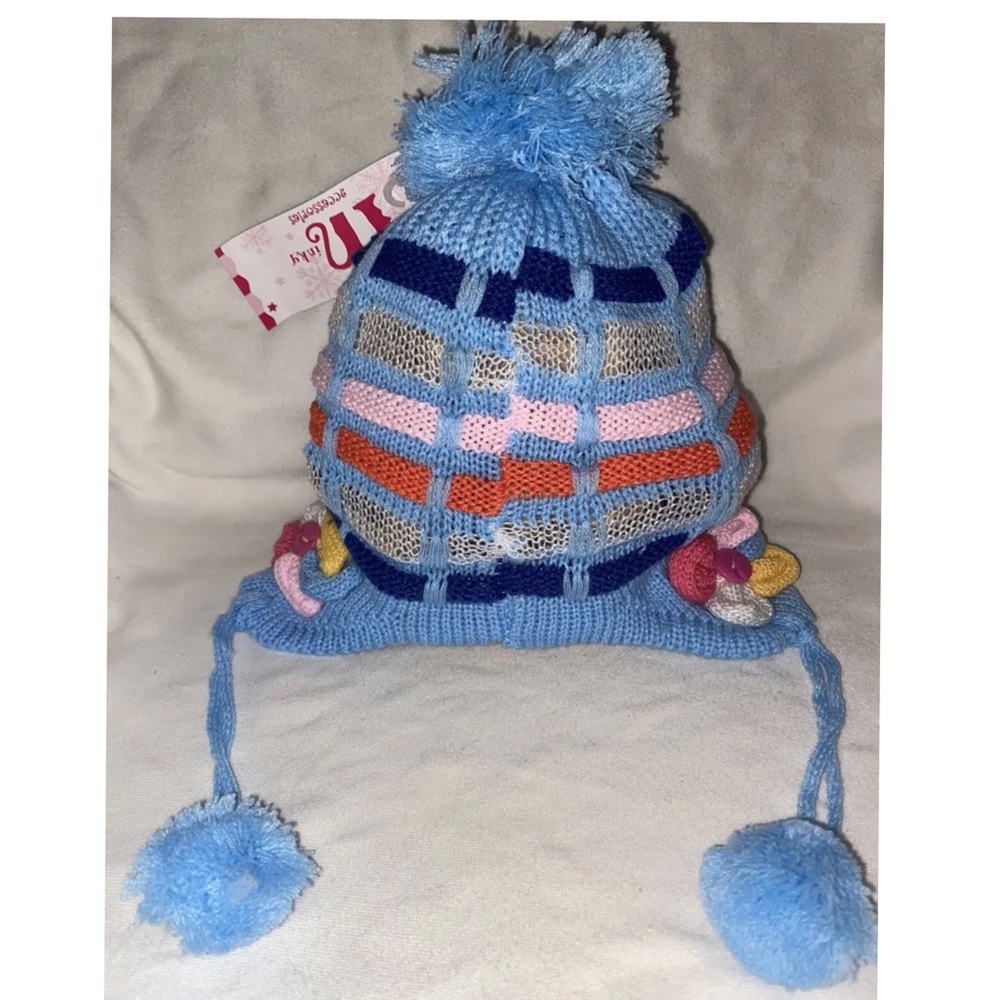Minky Accessories ..Baby/Toddler/Child  MULTI-Color Knit Hat.. New w/ Tag